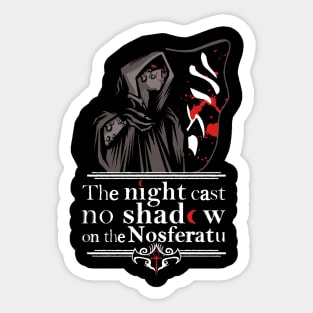 Nosferatu In the shadows Sticker